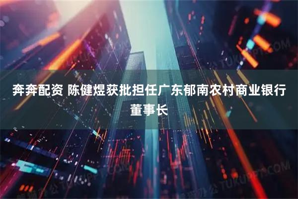 奔奔配资 陈健煜获批担任广东郁南农村商业银行董事长