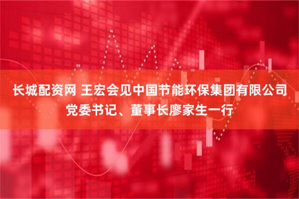 长城配资网 王宏会见中国节能环保集团有限公司党委书记、董事长廖家生一行